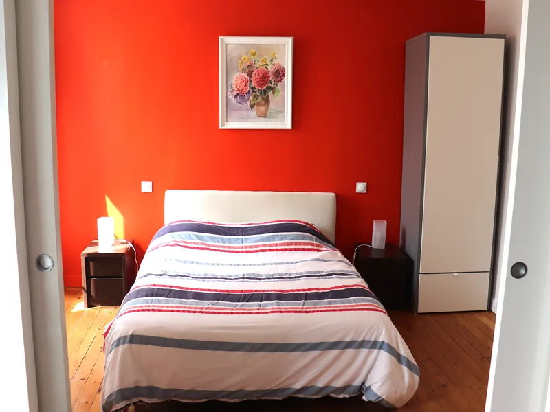 Chambre de l'appartement Le Carrousel